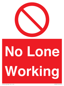 No Lone Working